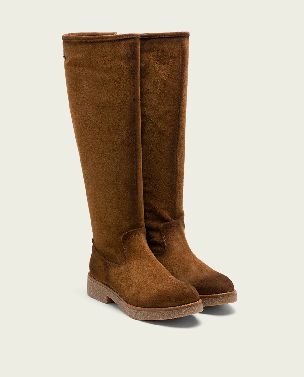 BOTAS ALTAS DE PIEL CUERO CON CREMALLERA ÁGATA - Image 2