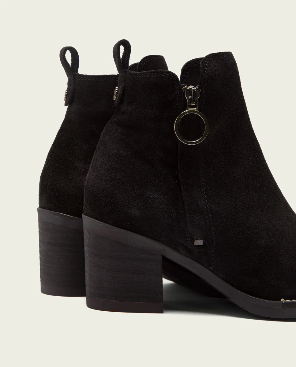 BOTINES DE TACÓN NEGRO CON CREMALLERA NERY - Image 5