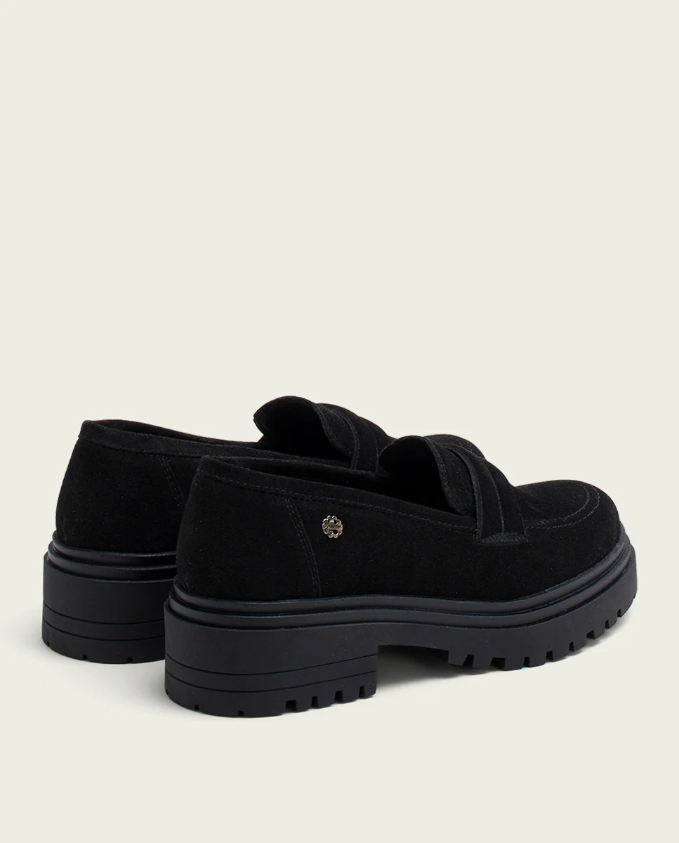 MOCASINES DE SERRAJE NEGROS FEBE - Image 3