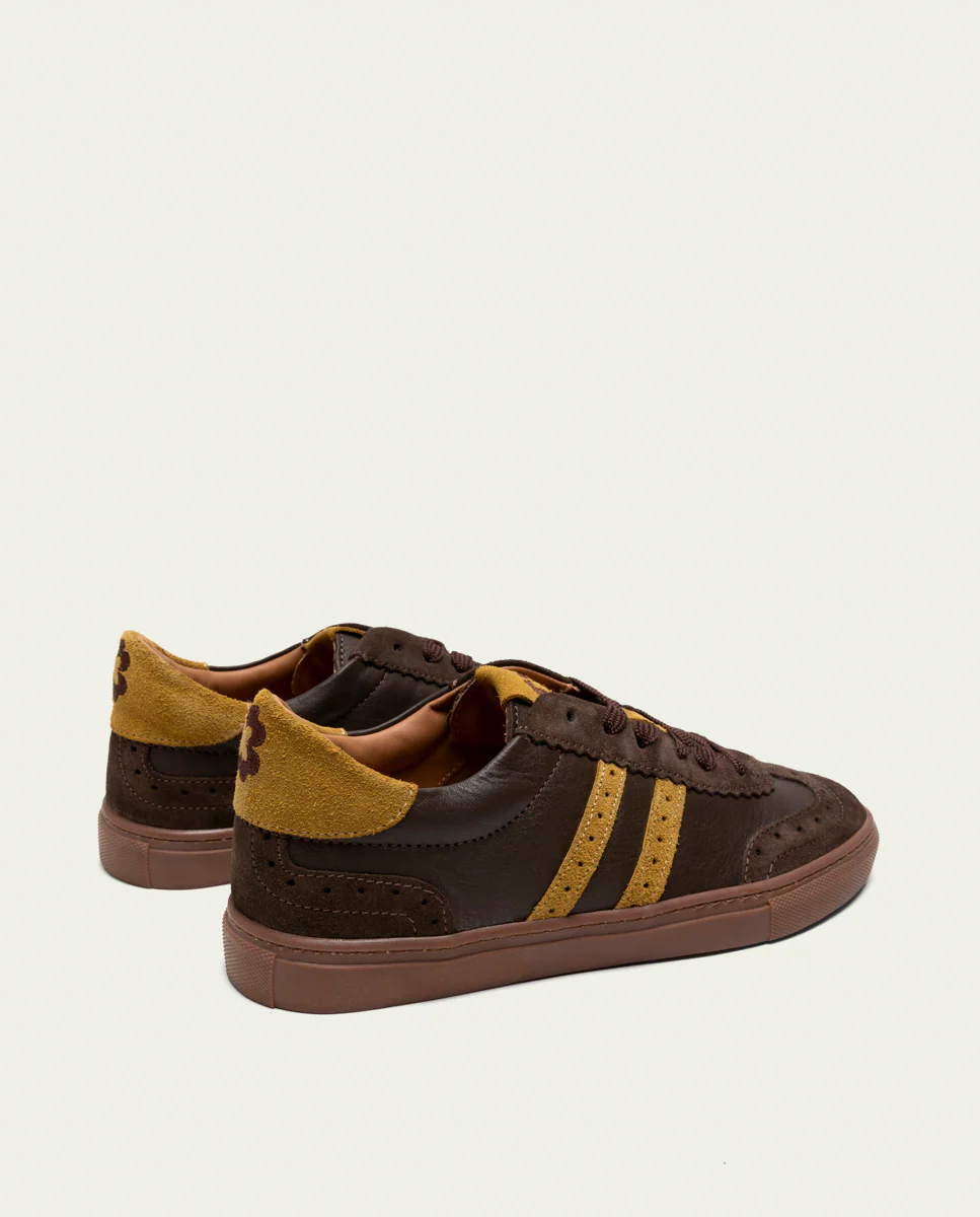 SNEAKERS DEPORTIVAS SERRAJE MOKA MOSTAZA MADRID - Image 3