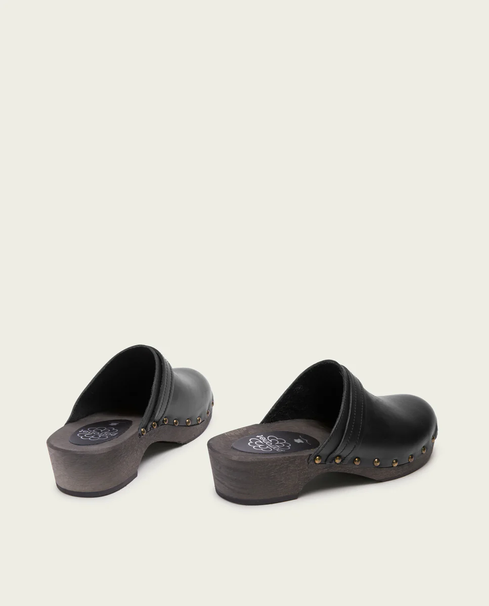 ZUECO MUJER PIEL NEGRO JULIA - Image 4
