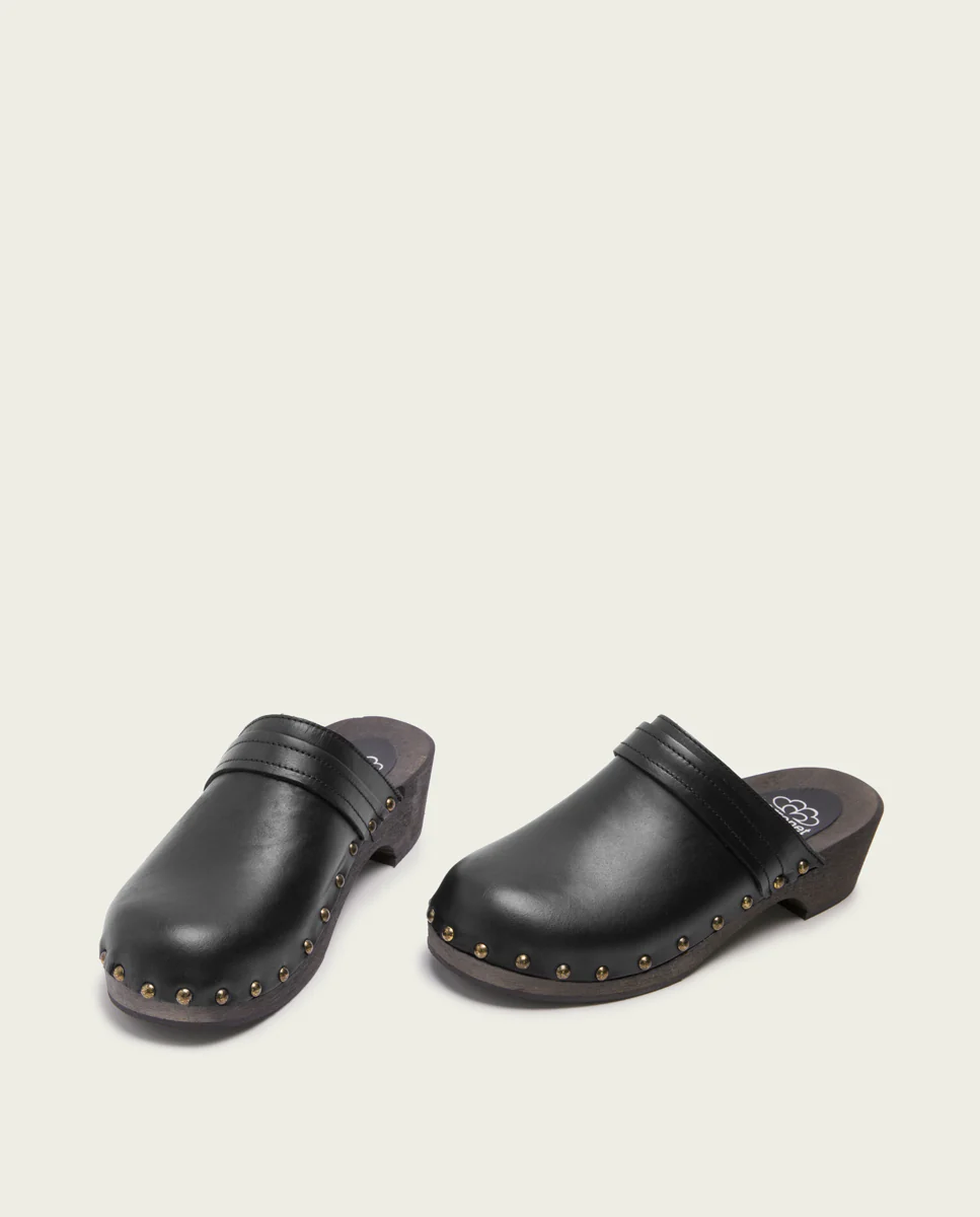 ZUECO MUJER PIEL NEGRO JULIA - Image 5